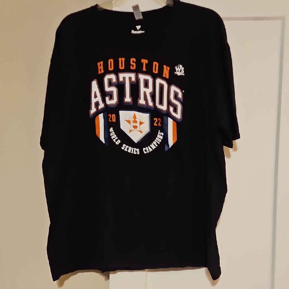 Fanatics Houston Astros 2022 World Series Champions Tee - Black, Orange, White